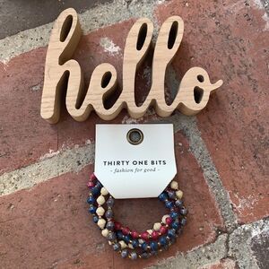 NWT 31 Bits Set of 4 Daphne Bracelets